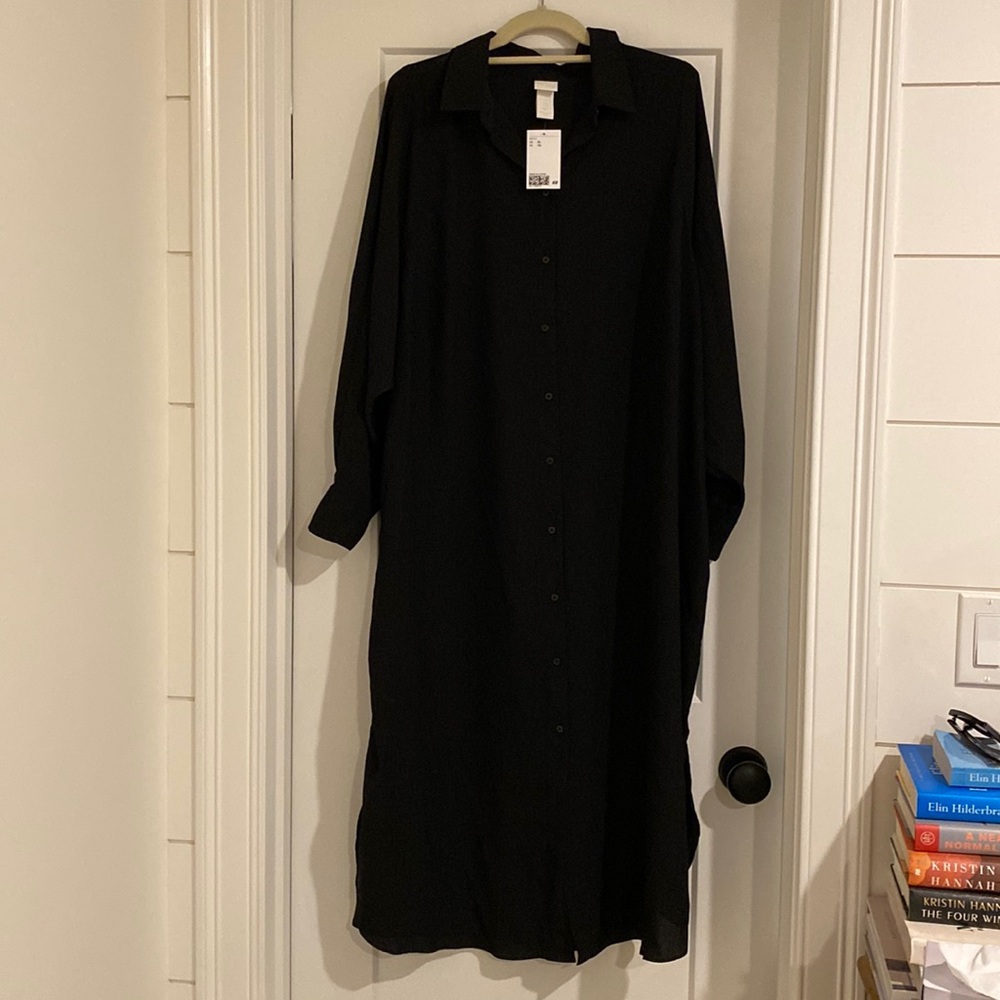 H&M maxi shirt dress